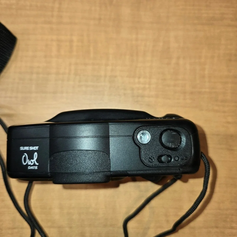 Canon Sure Shot Owl Camera AF-7 35mm 1:4.5 WITH FILM -‎ FOR PARTS